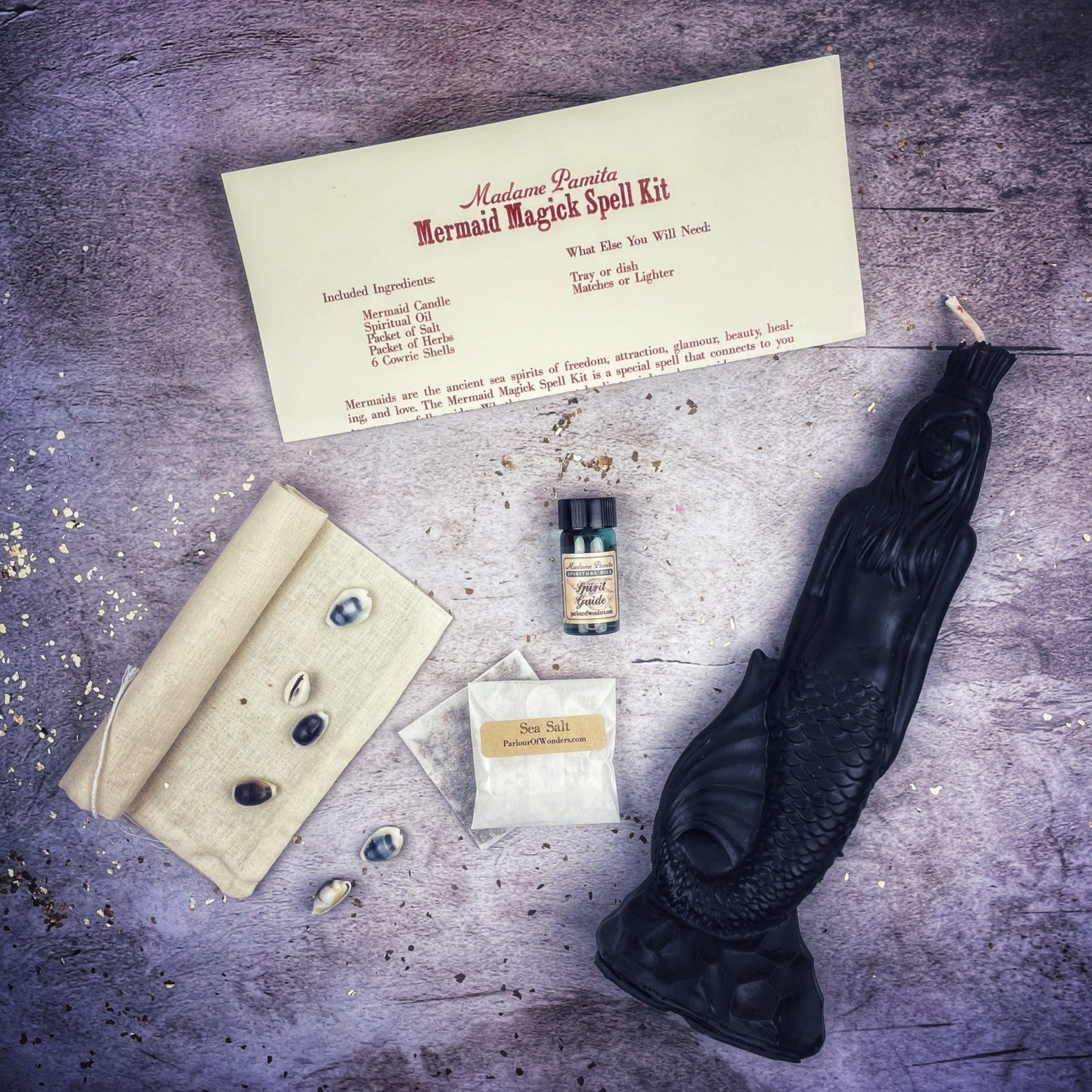 Mermaid Magick Candle Spell Kit