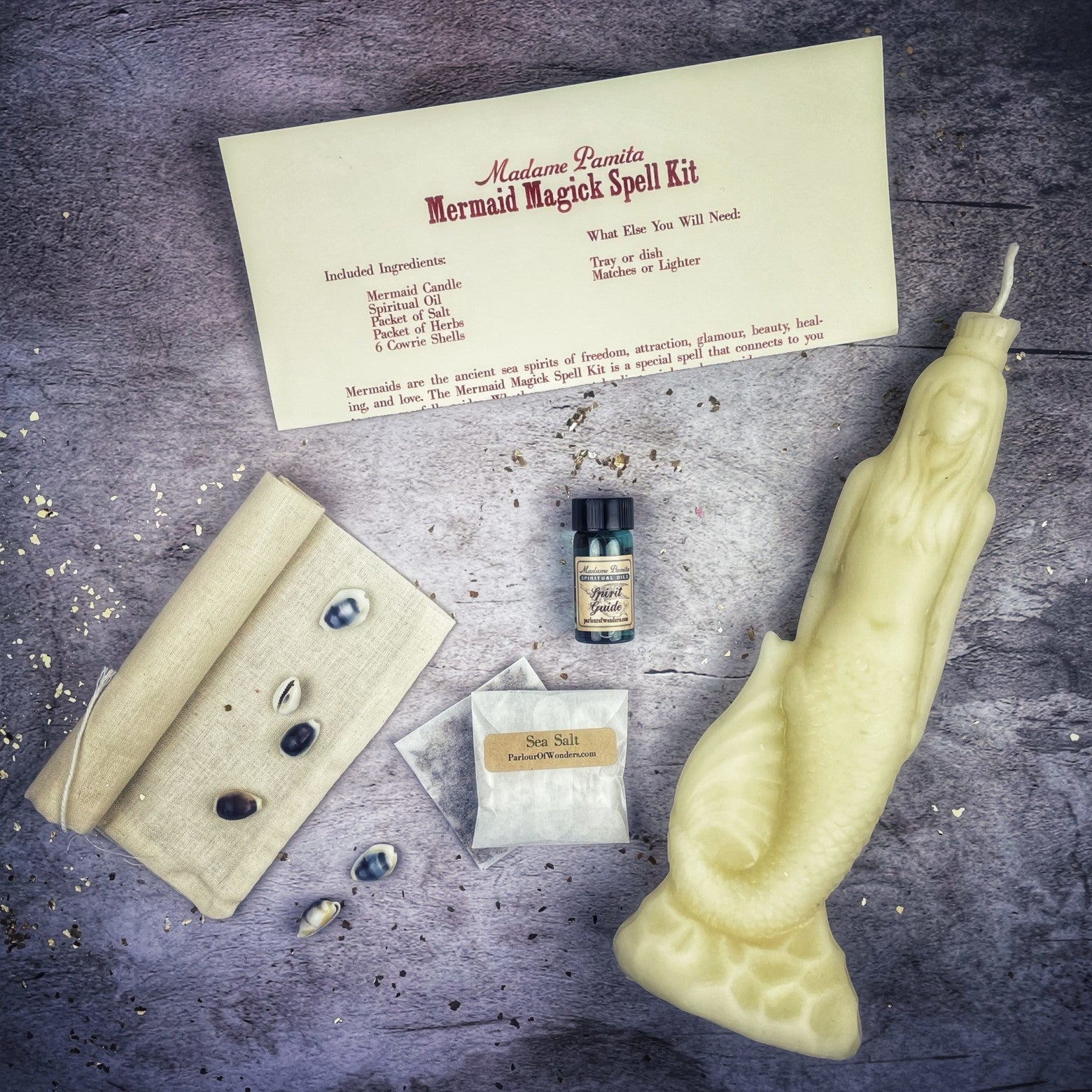 Mermaid Magick Candle Spell Kit