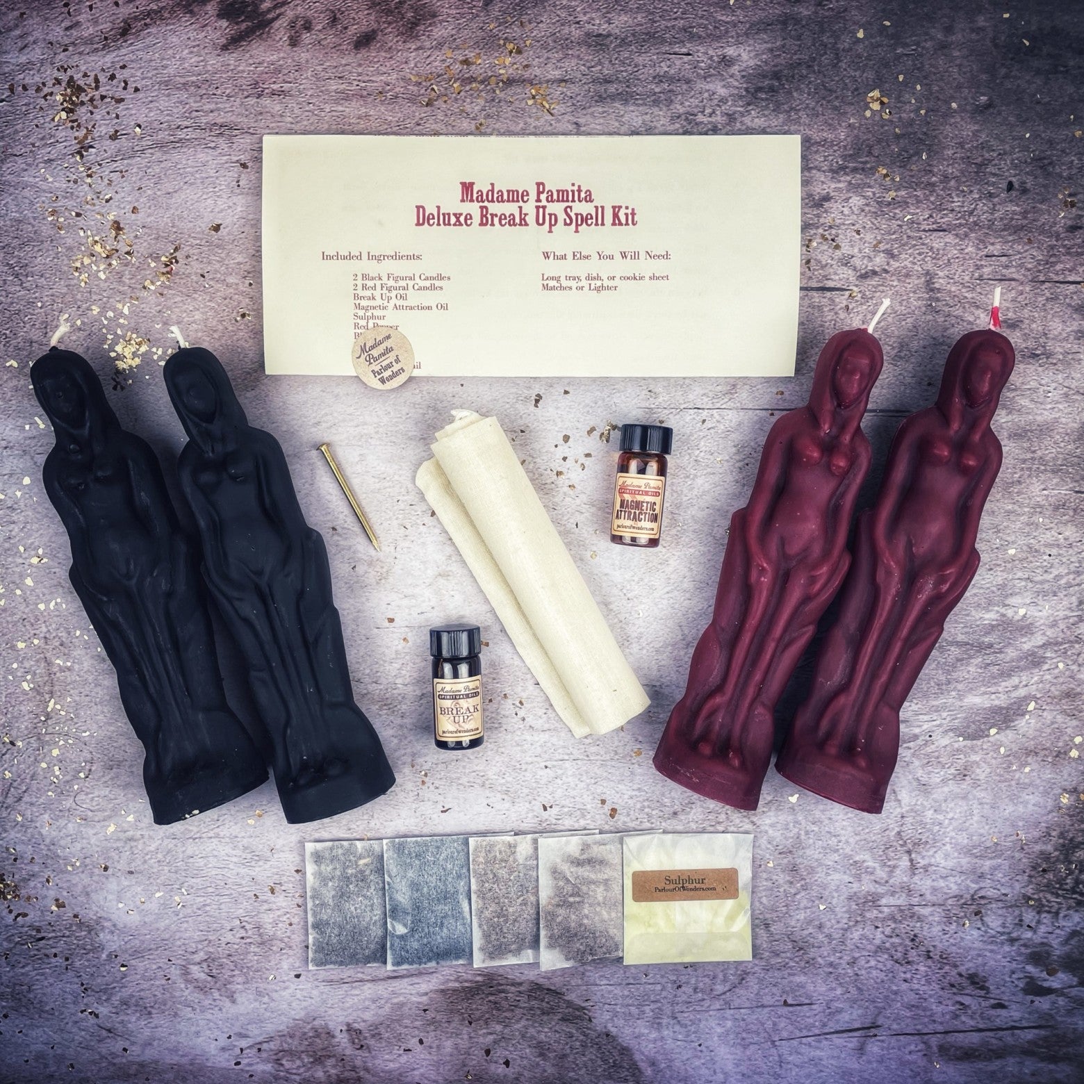 Deluxe Break Up Candle Spell Kit - Female/Female