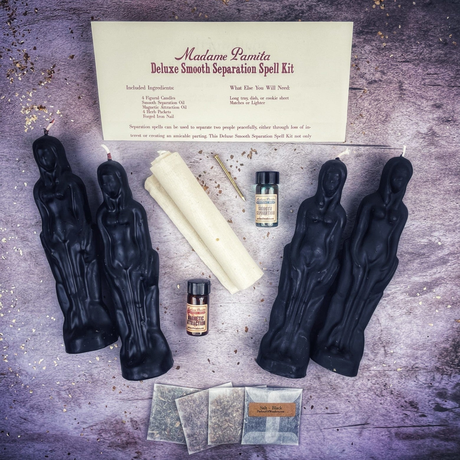 Deluxe Smooth Separation Candle Spell Kit - Female/Female