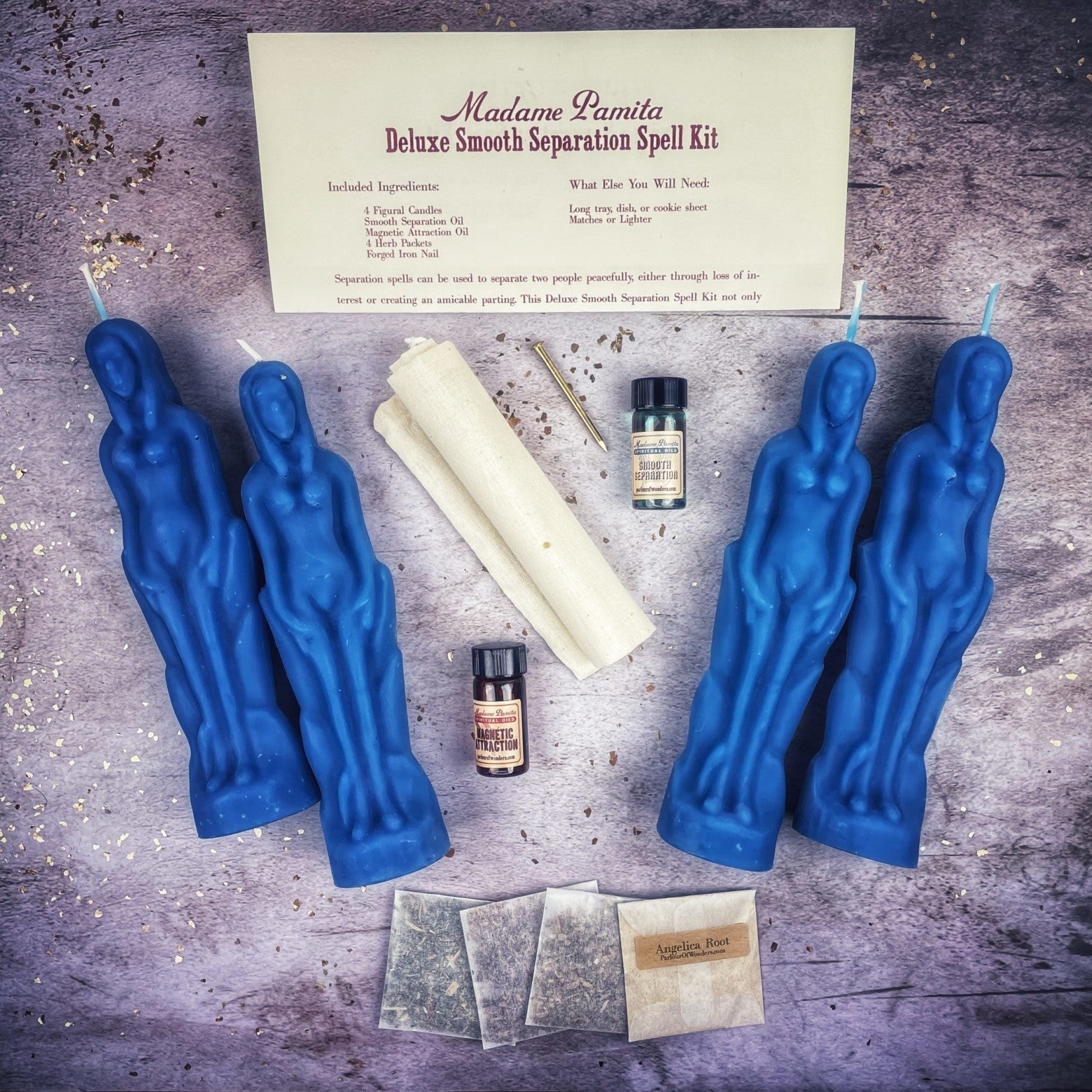 Deluxe Smooth Separation Candle Spell Kit - Female/Female