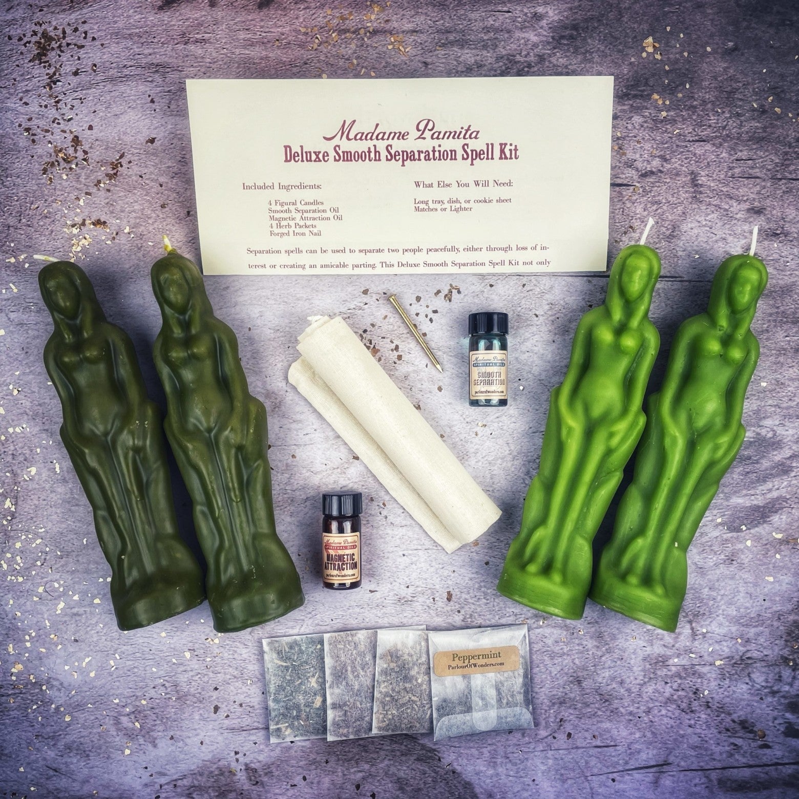 Deluxe Smooth Separation Candle Spell Kit - Female/Female