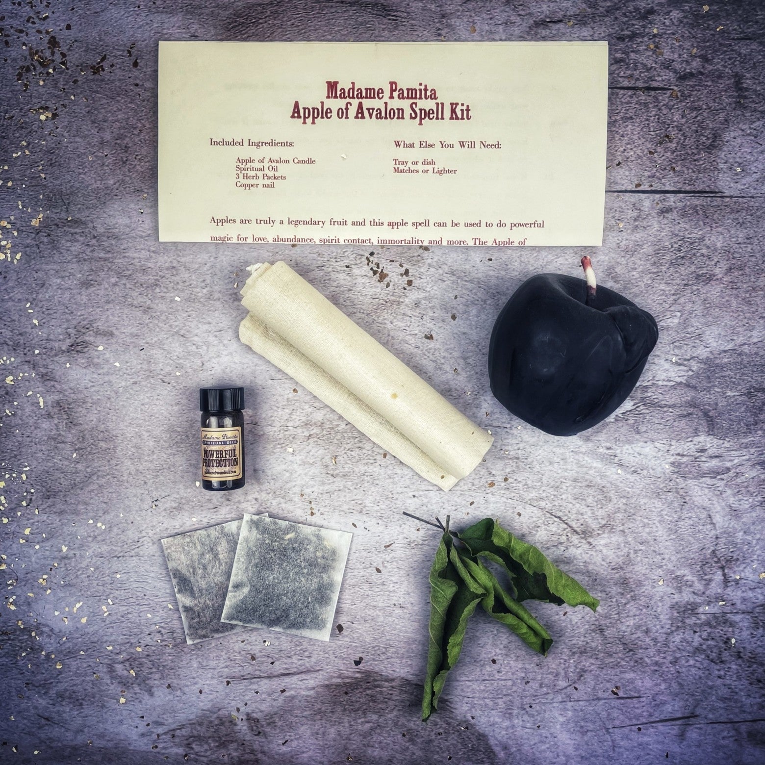 Apple of Avalon Candle Spell Kit
