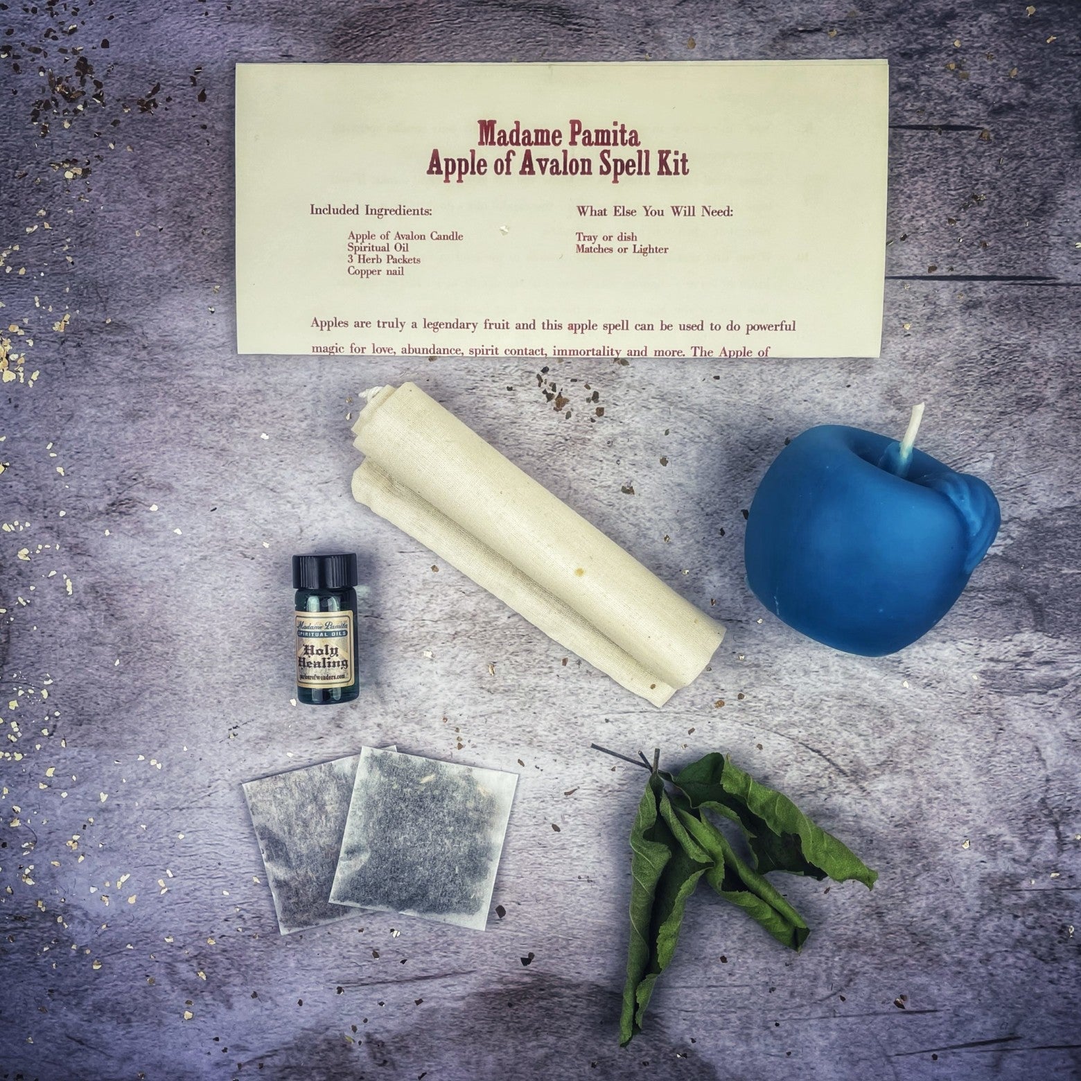Apple of Avalon Candle Spell Kit