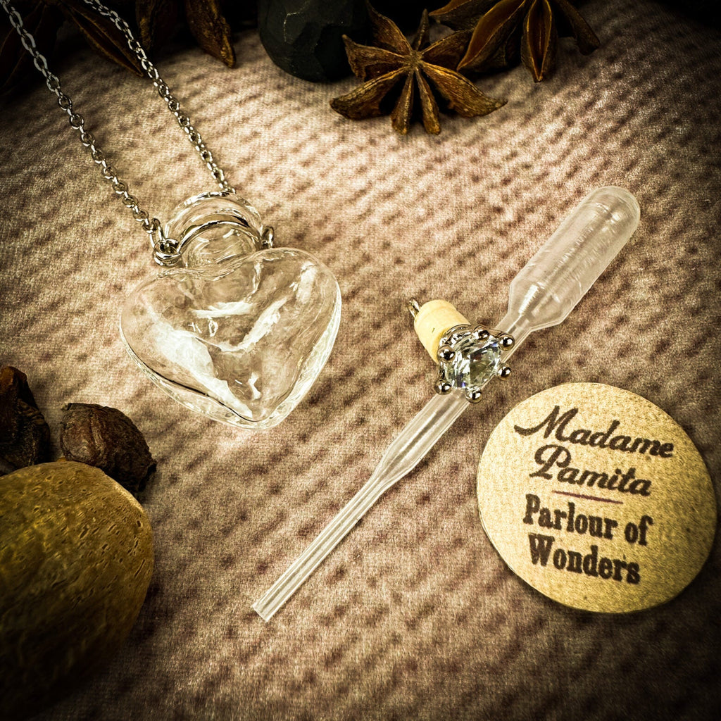 Glass Spell Bottle Necklace