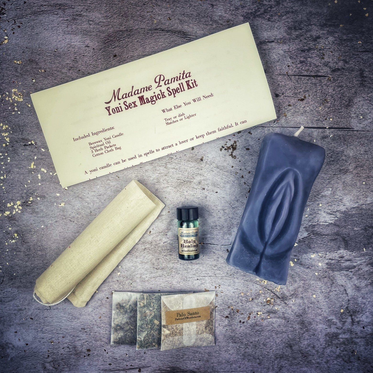 Yoni Sex Magick Candle Spell Kit