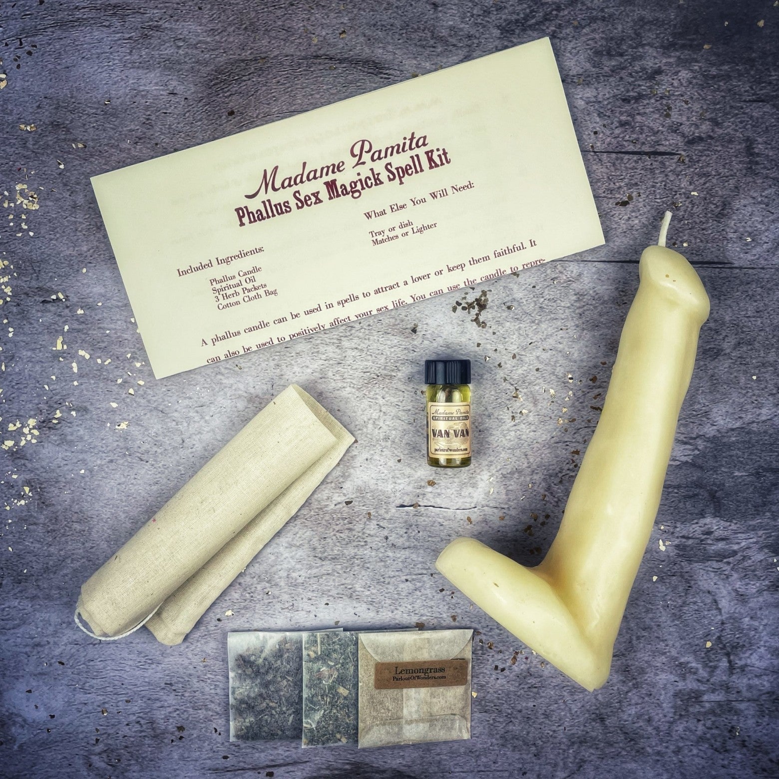 Phallus Sex Magick Candle Spell Kit
