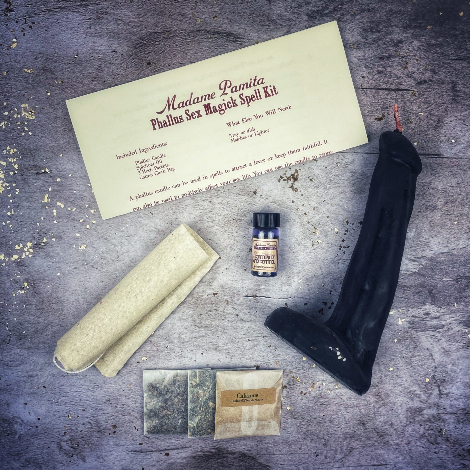 Phallus Sex Magick Candle Spell Kit