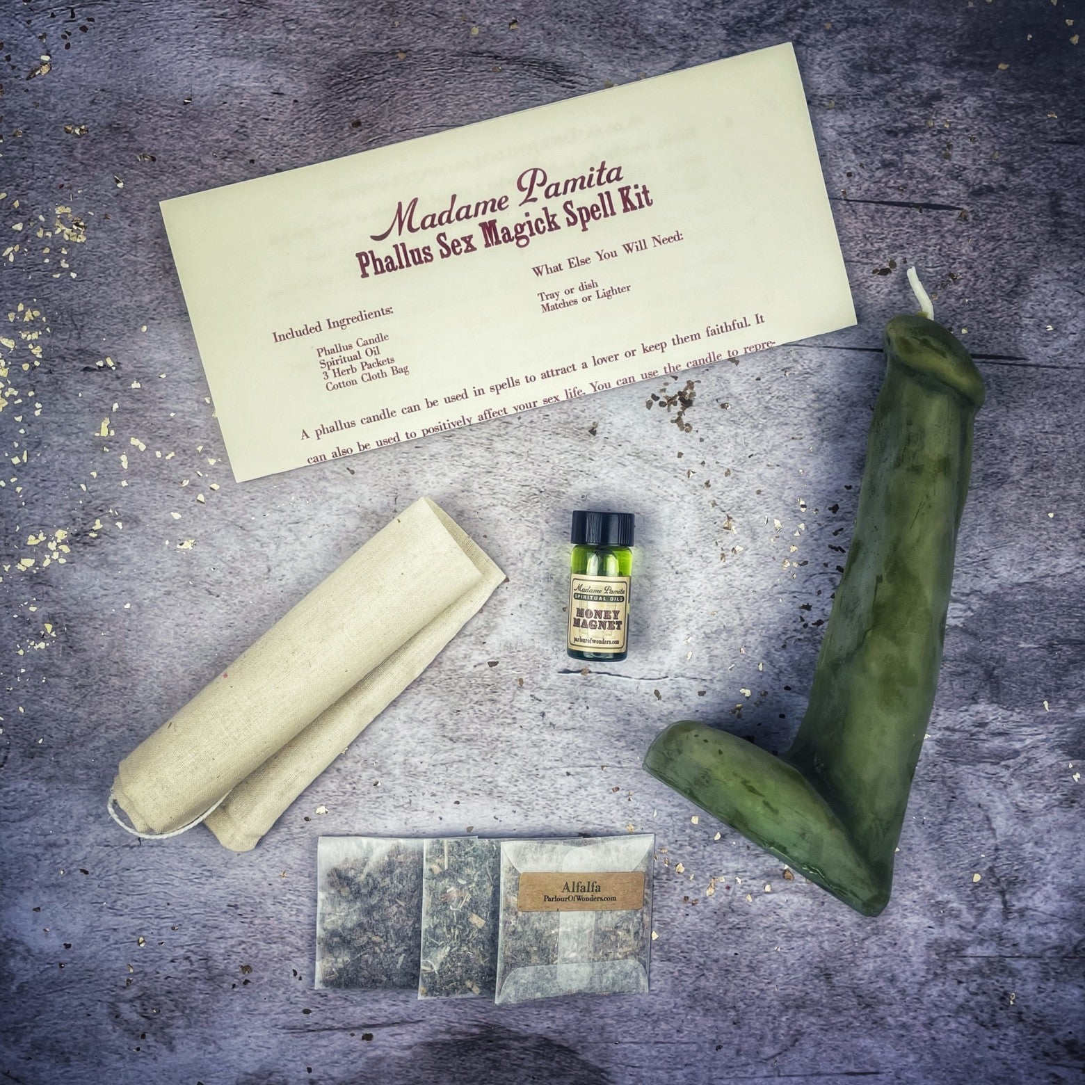 Phallus Sex Magick Candle Spell Kit