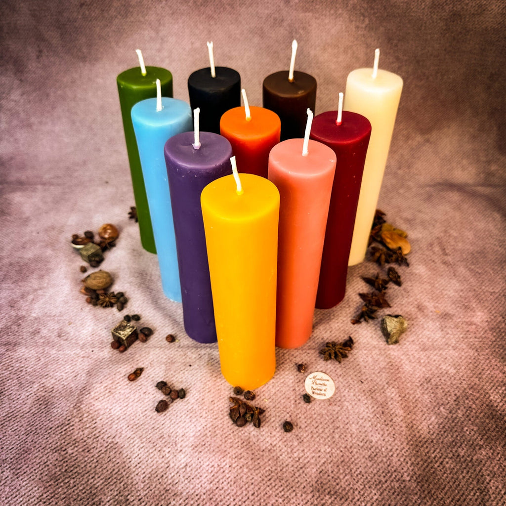 Green Beeswax Vigil Candle and Vigil Refill