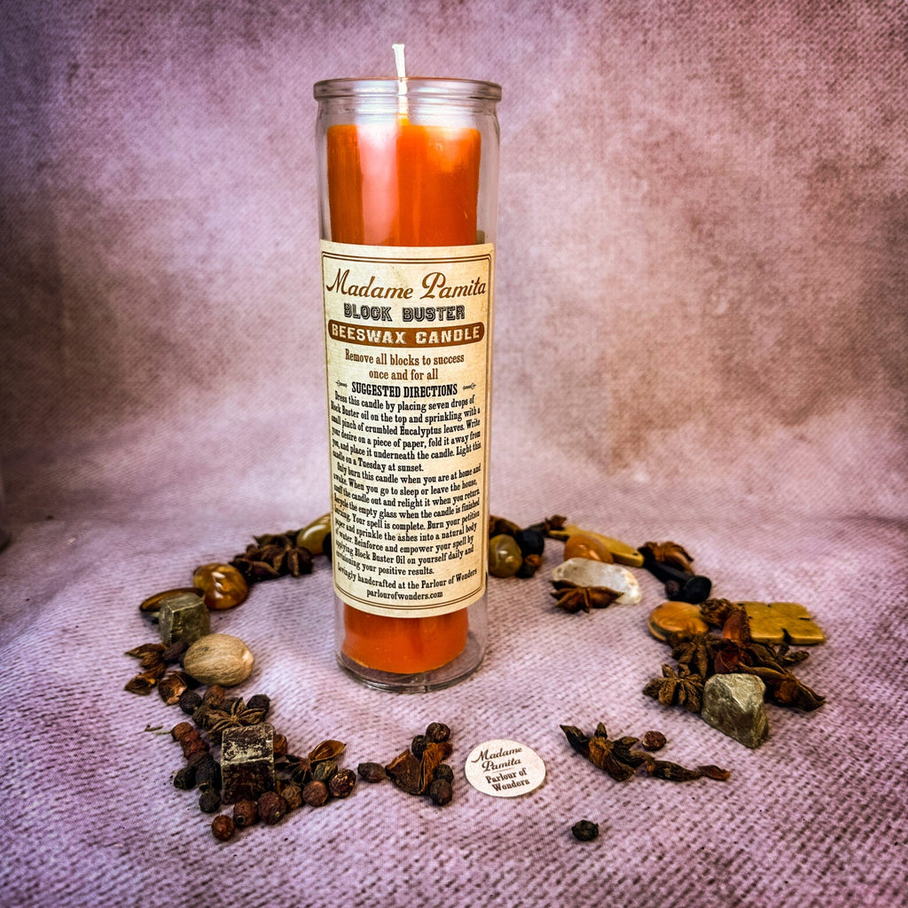 Madame Pamita Block Buster Beeswax Vigil Candle