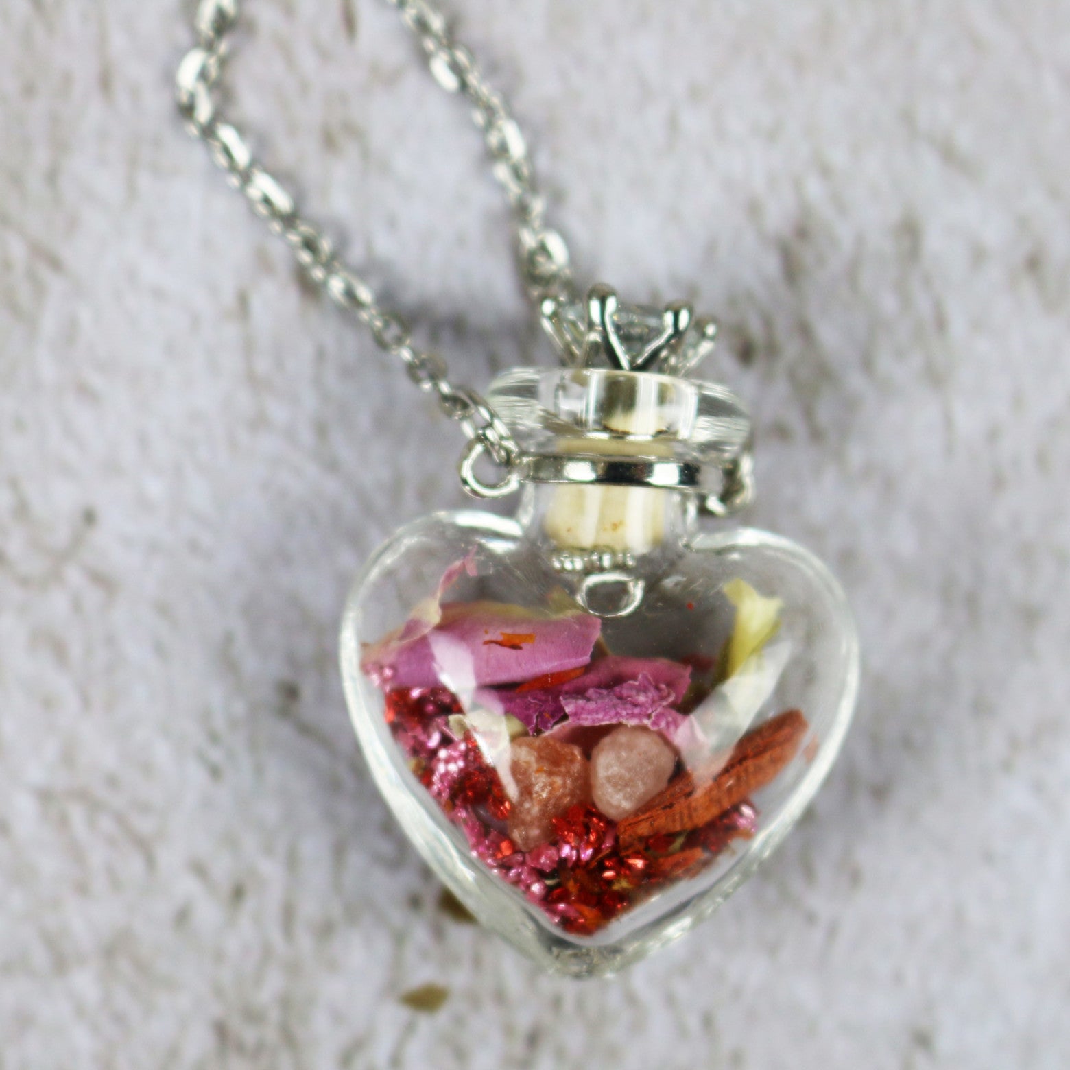 Custom Spell Bottle Necklace