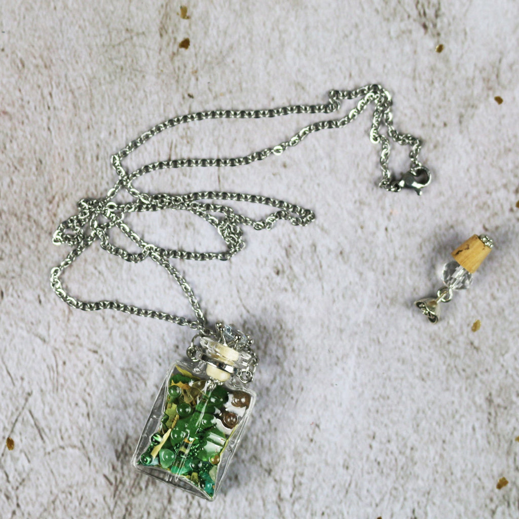 Custom Spell Bottle Necklace