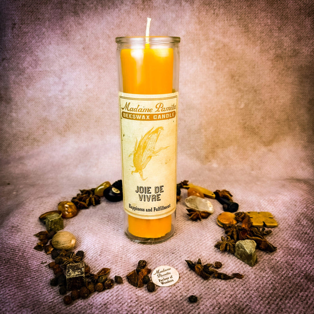 Madame Pamita Joie De Vivre Beeswax Vigil Candle