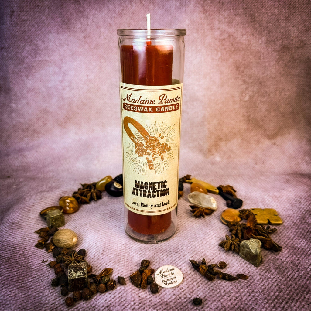 Madame Pamita Magnetic Attraction Beeswax Vigil Candle