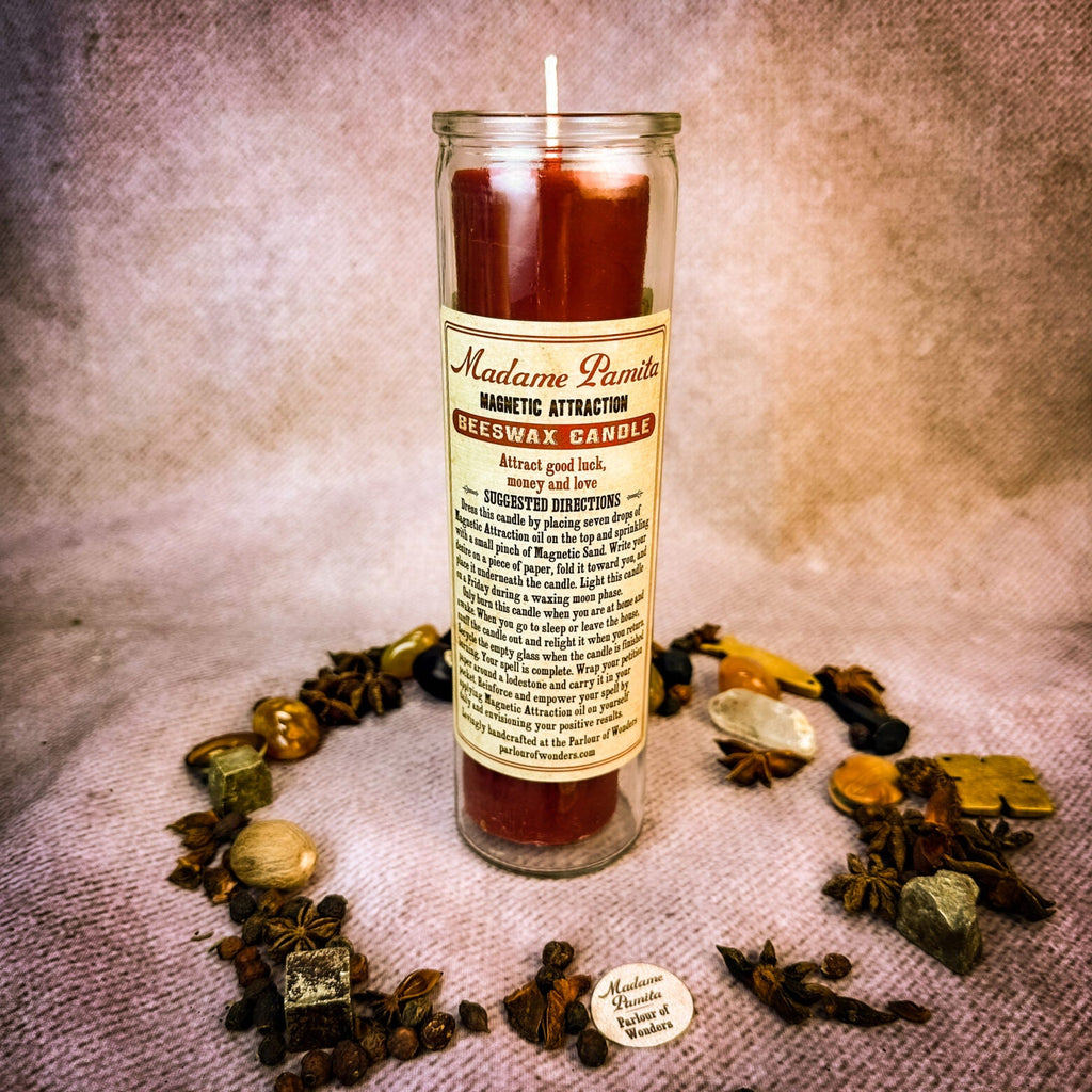 Madame Pamita Magnetic Attraction Beeswax Vigil Candle