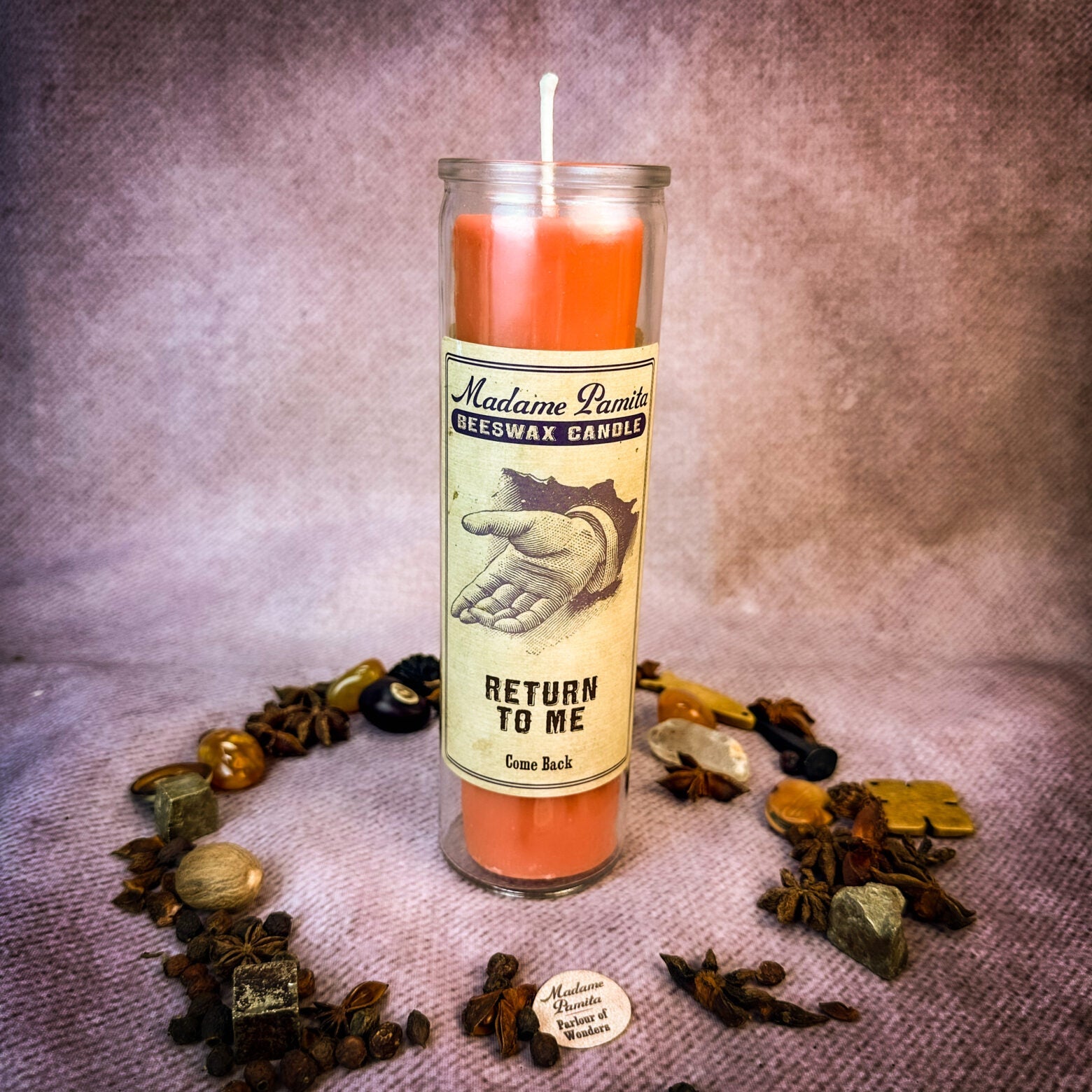 Madame Pamita Return to Me Beeswax Vigil Candle