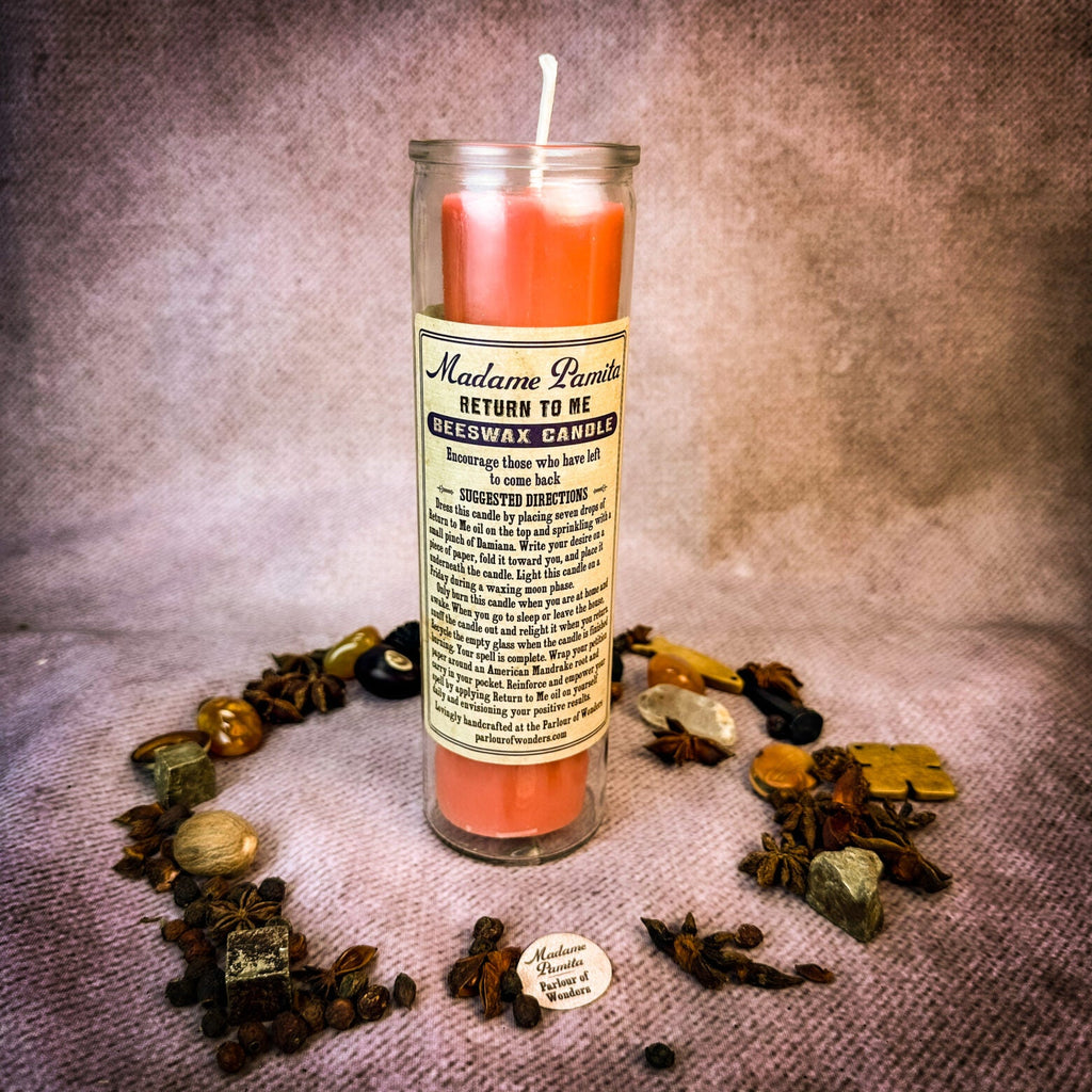 Madame Pamita Return to Me Beeswax Vigil Candle