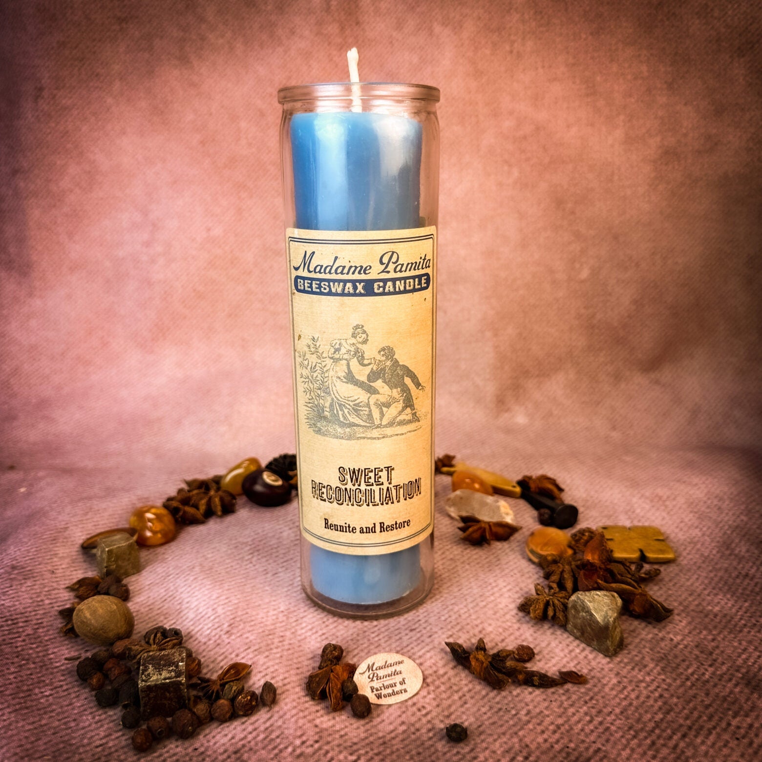 Madame Pamita Sweet Reconciliation Beeswax Vigil Candle