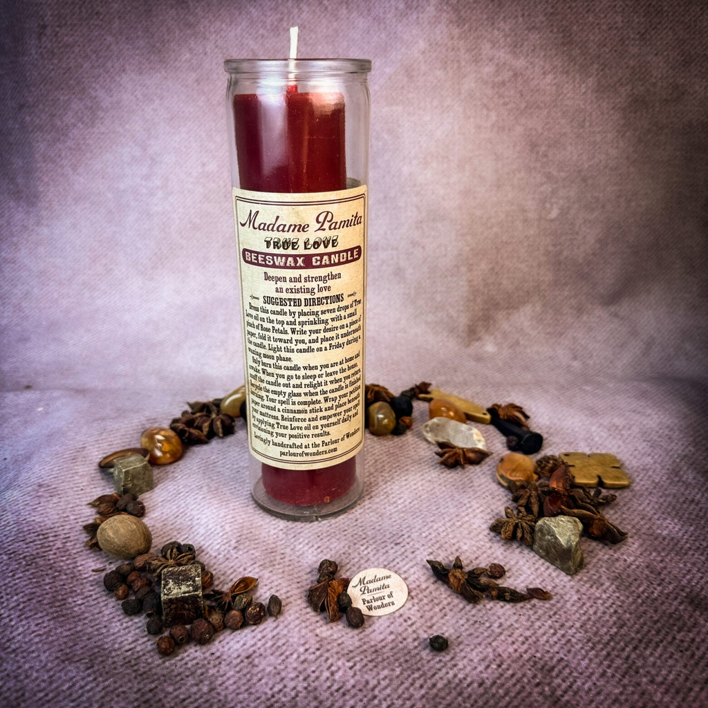 Madame Pamita True Love Beeswax Vigil Candle