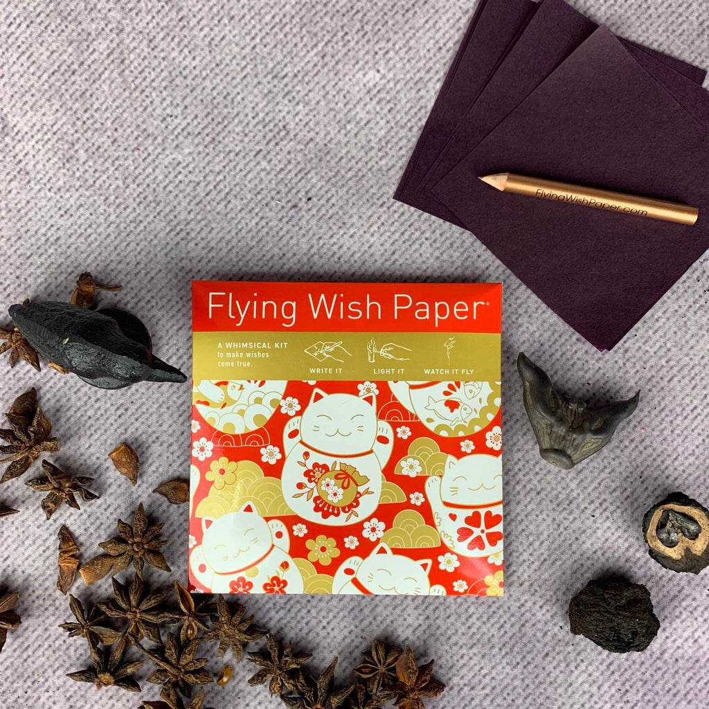 Flying Wish Paper Lucky Cats Mini Kit