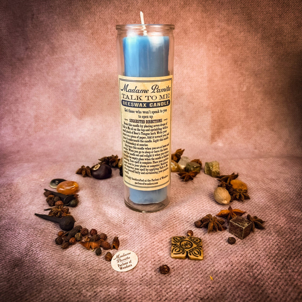 Madame Pamita Talk To Me Beeswax Vigil Candle