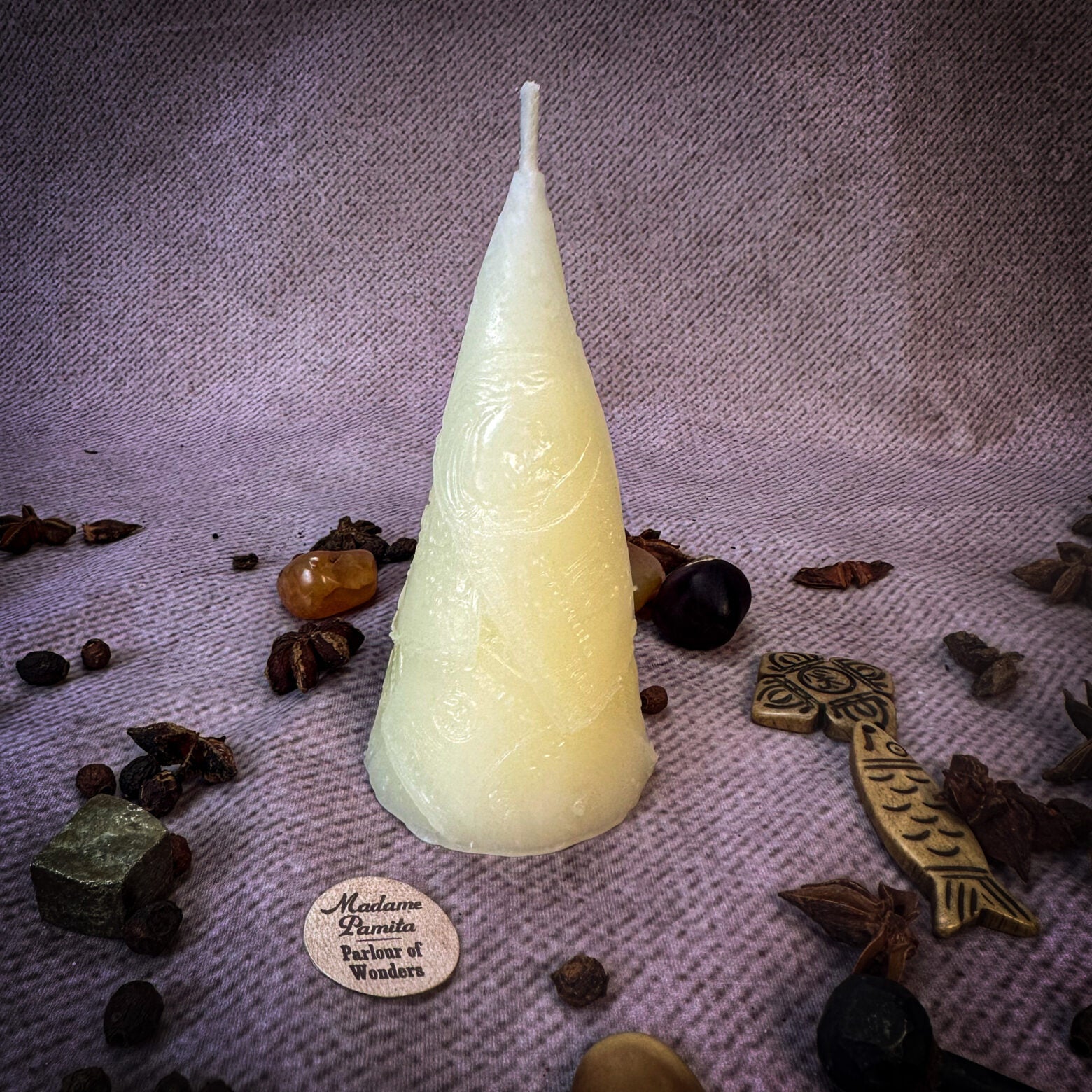 Beeswax Money Maker Spell Candle
