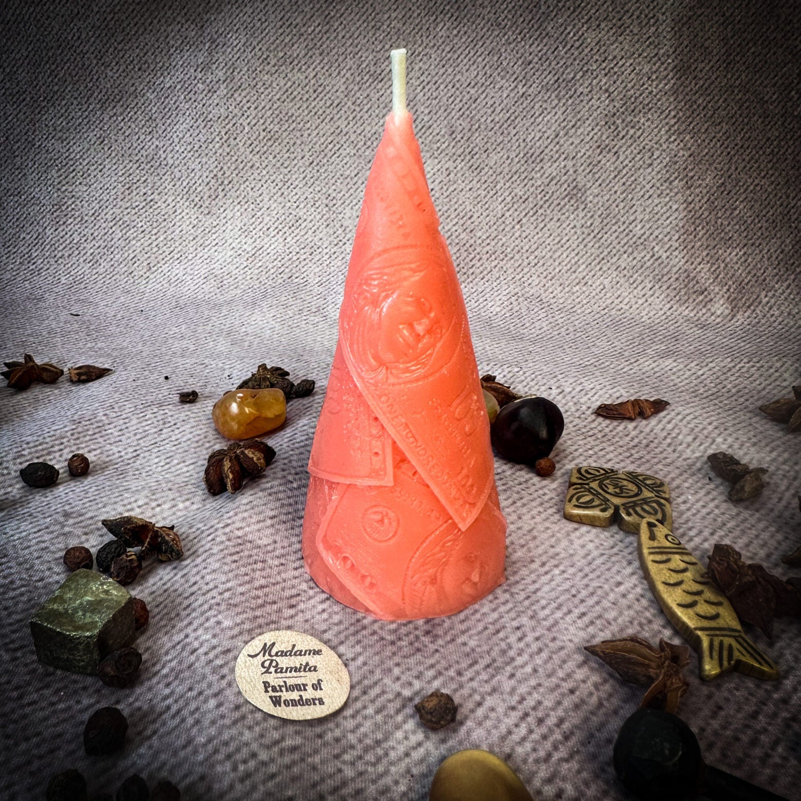 Beeswax Money Maker Spell Candle