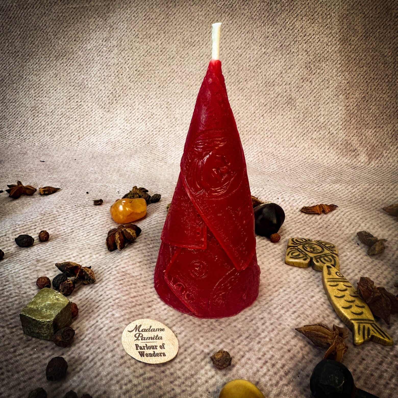 Beeswax Money Maker Spell Candle