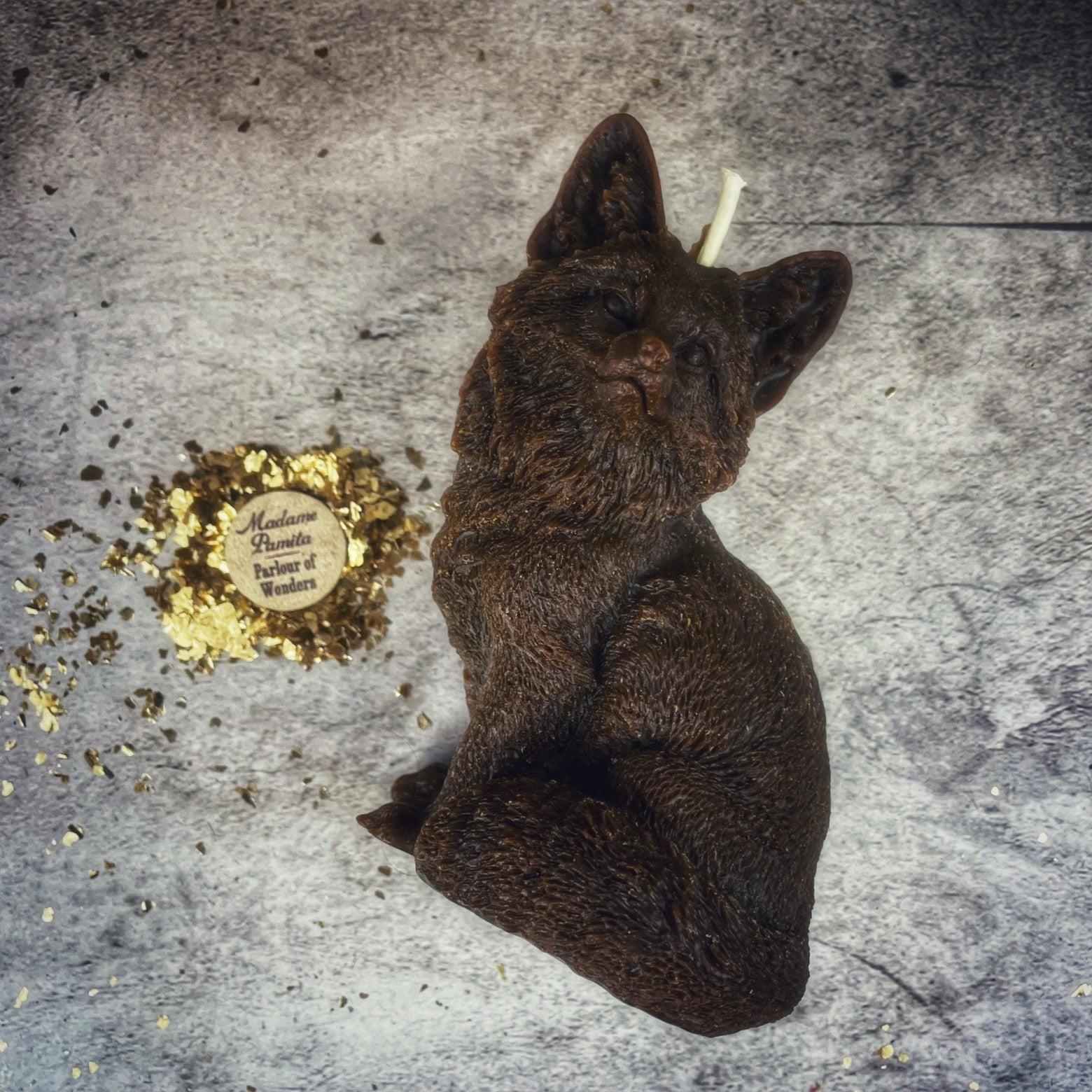 Beeswax Fast Fox Spell Candle