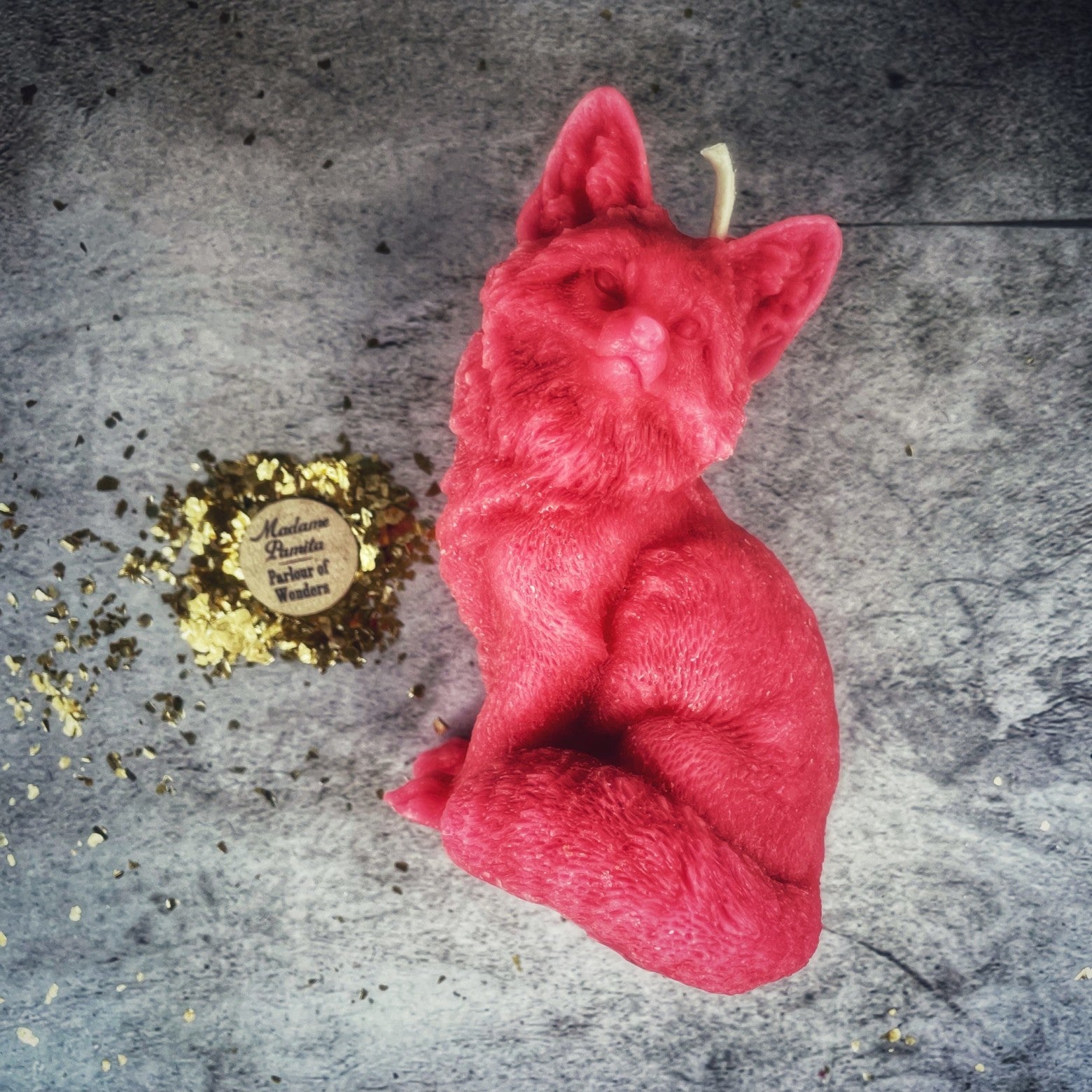 Beeswax Fast Fox Spell Candle