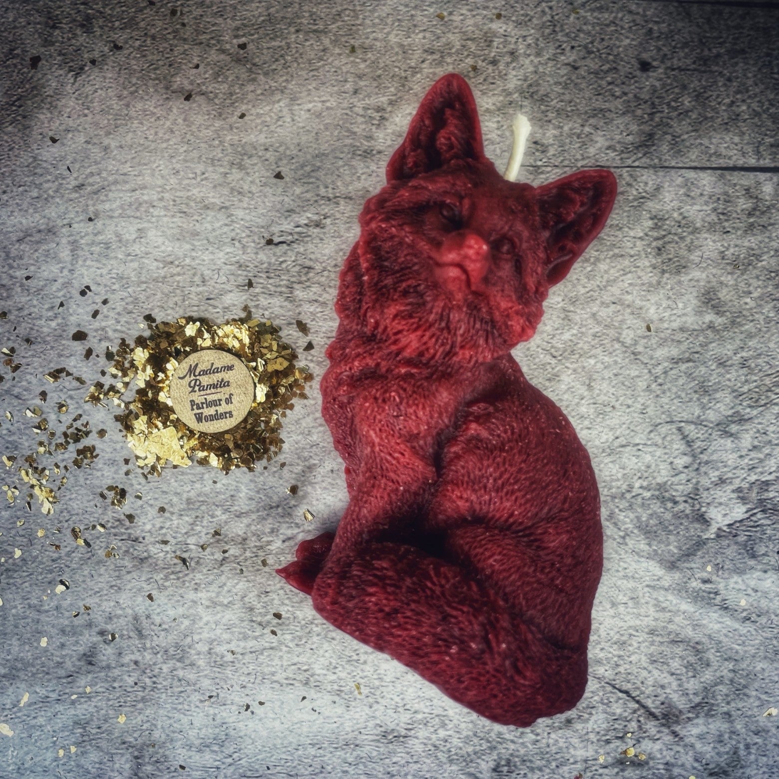 Beeswax Fast Fox Spell Candle