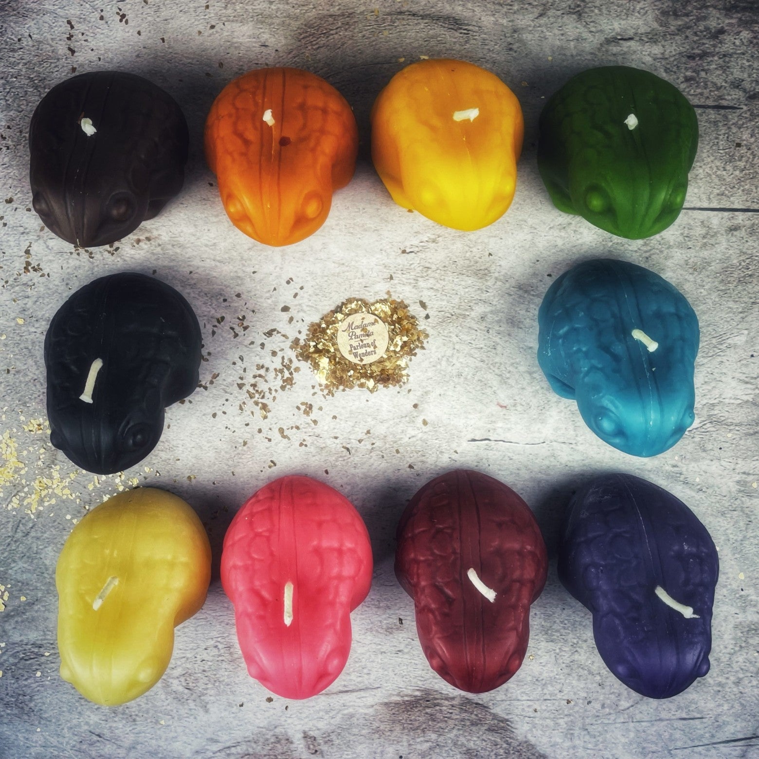 Beeswax Lucky Money Frog Spell Candle