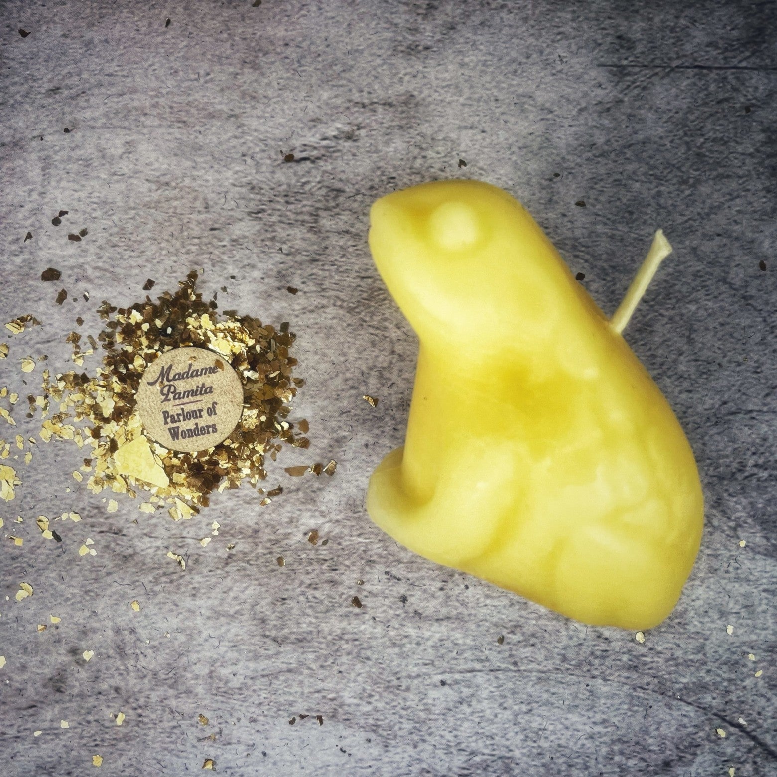 Beeswax Lucky Money Frog Spell Candle