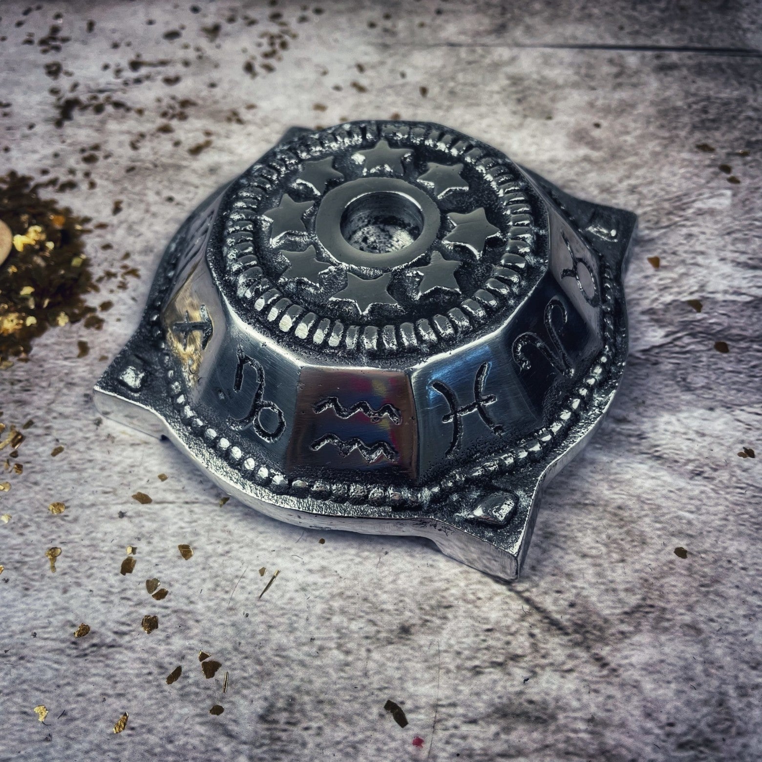 Zodiac Taper Candle Holder