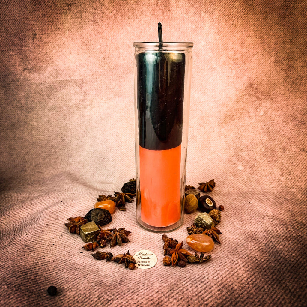 Pink Beeswax Reversing Vigil Candle and Vigil Refill