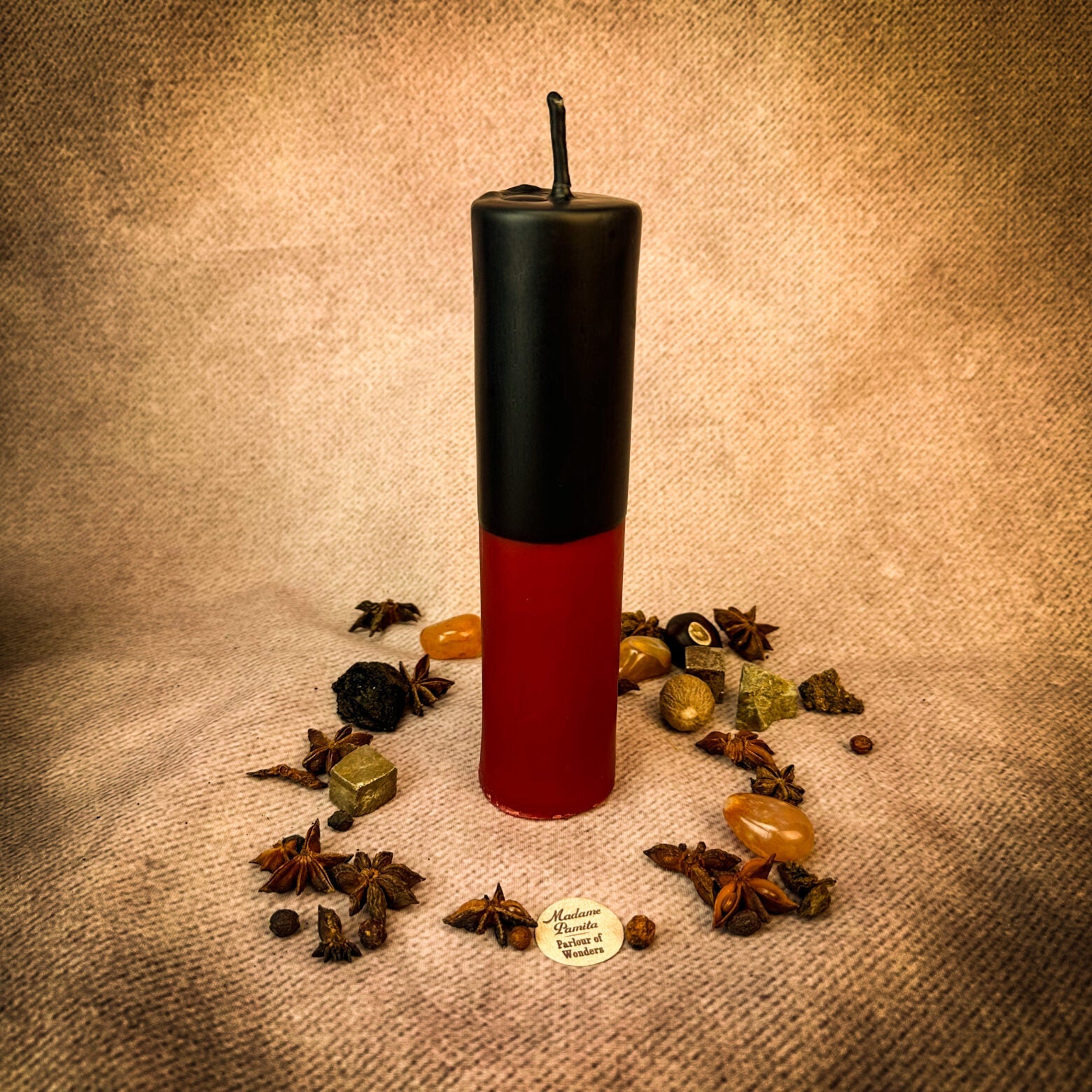Red Beeswax Reversing Vigil Candle and Vigil Refill