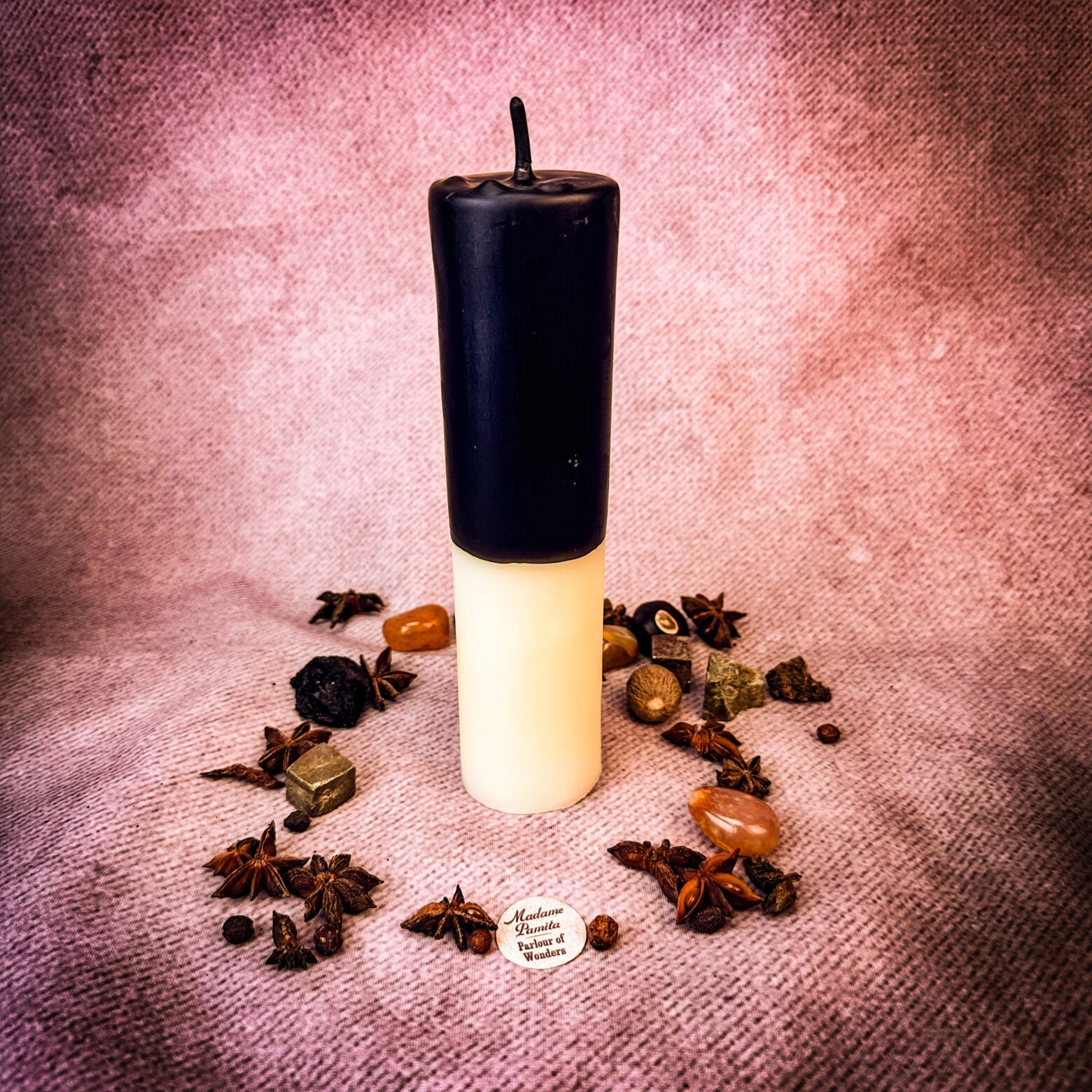 White Beeswax Reversing Vigil Candle and Vigil Refill