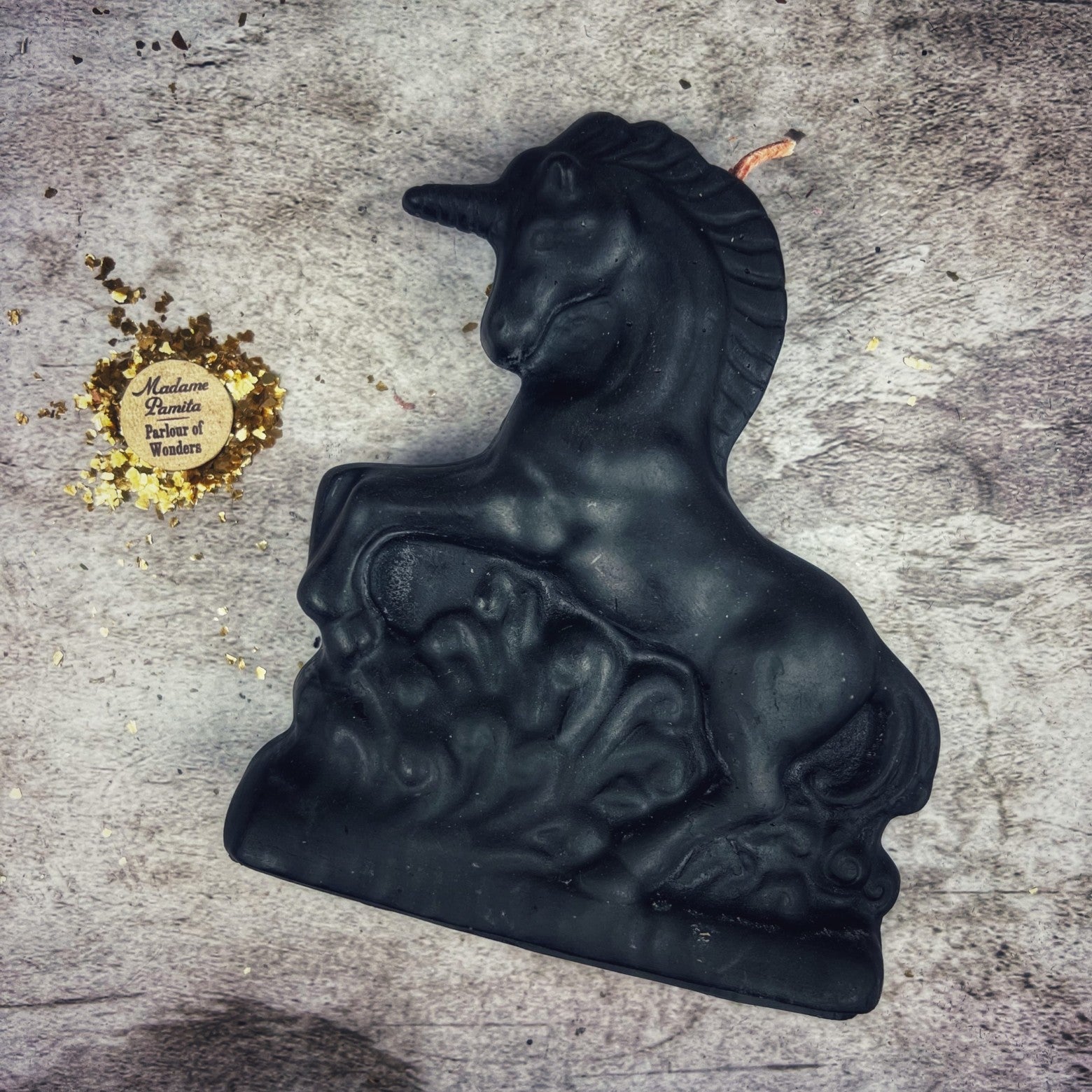 Beeswax Enchanted Unicorn Spell Candle