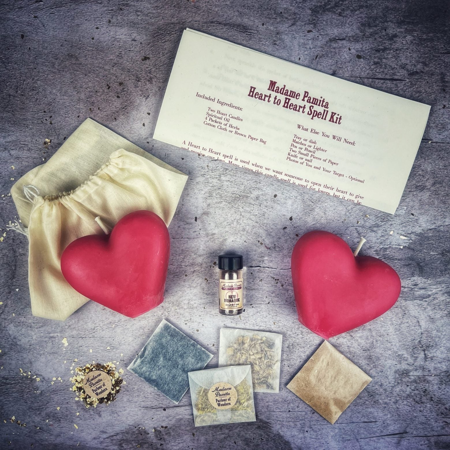 Heart to Heart Candle Spell Kit