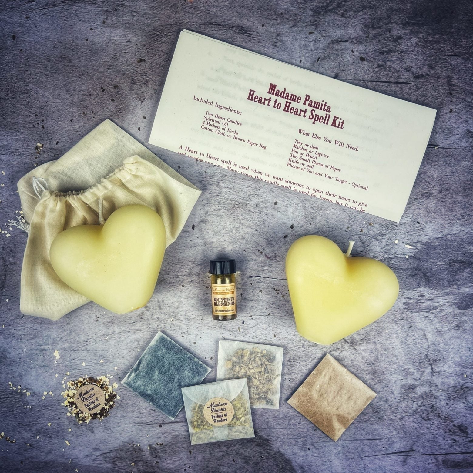 Heart to Heart Candle Spell Kit