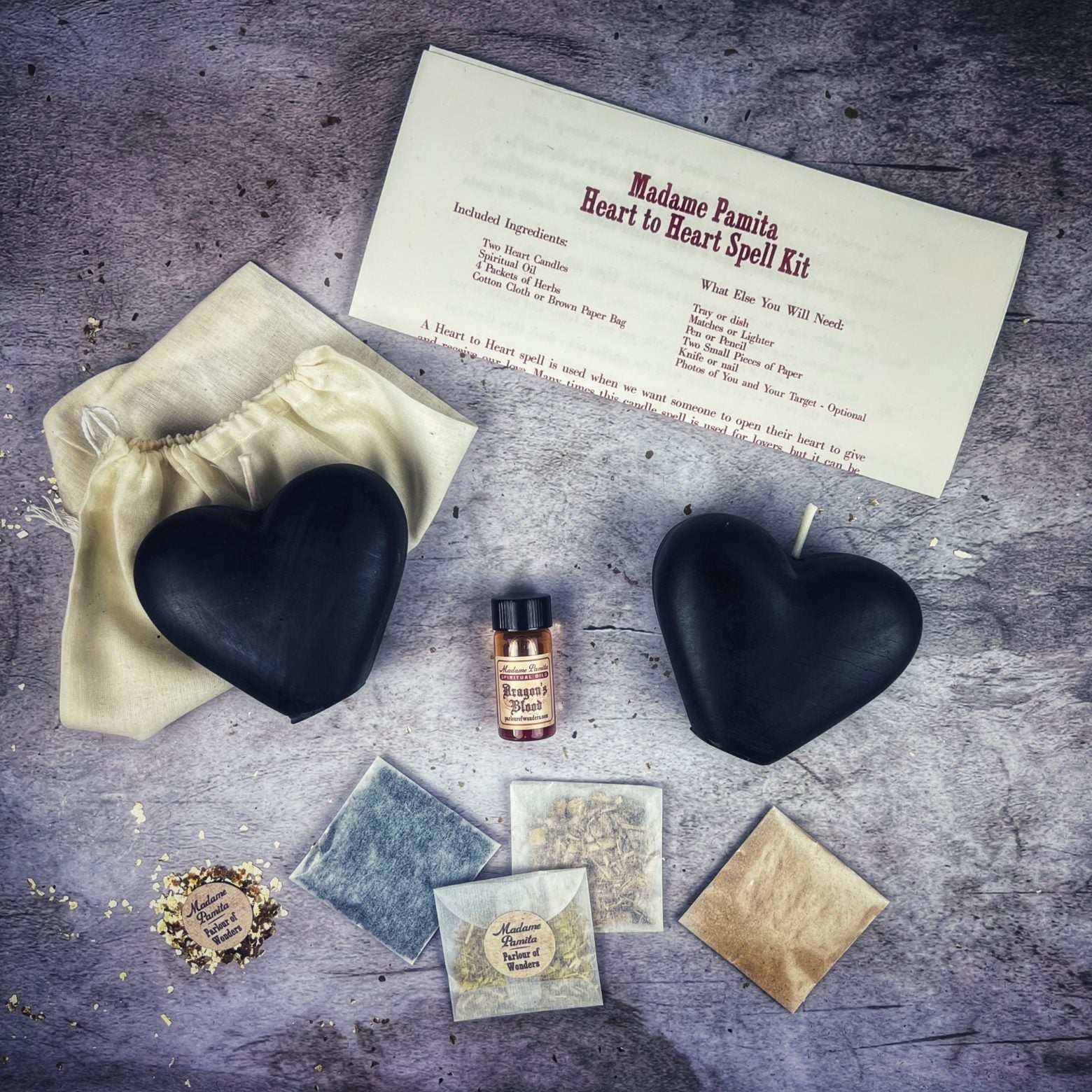 Heart to Heart Candle Spell Kit