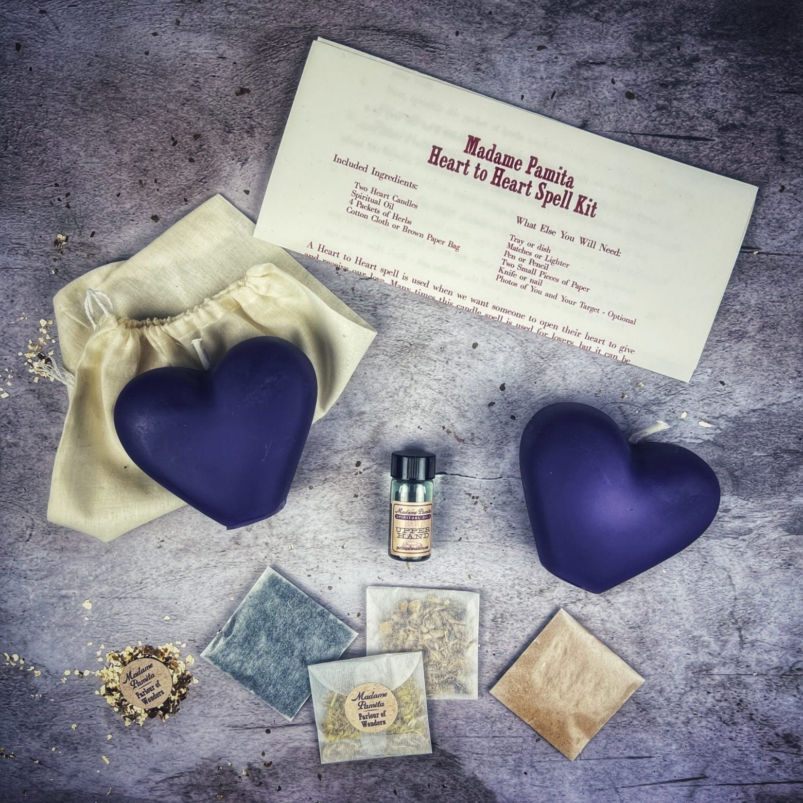 Heart to Heart Candle Spell Kit