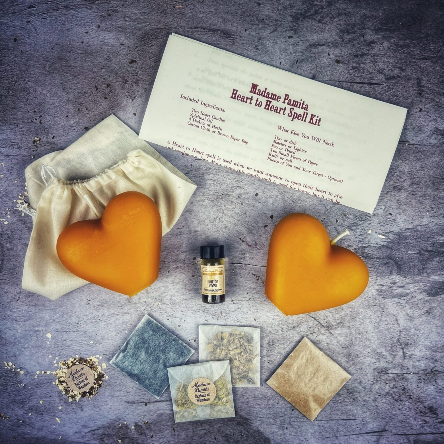 Heart to Heart Candle Spell Kit