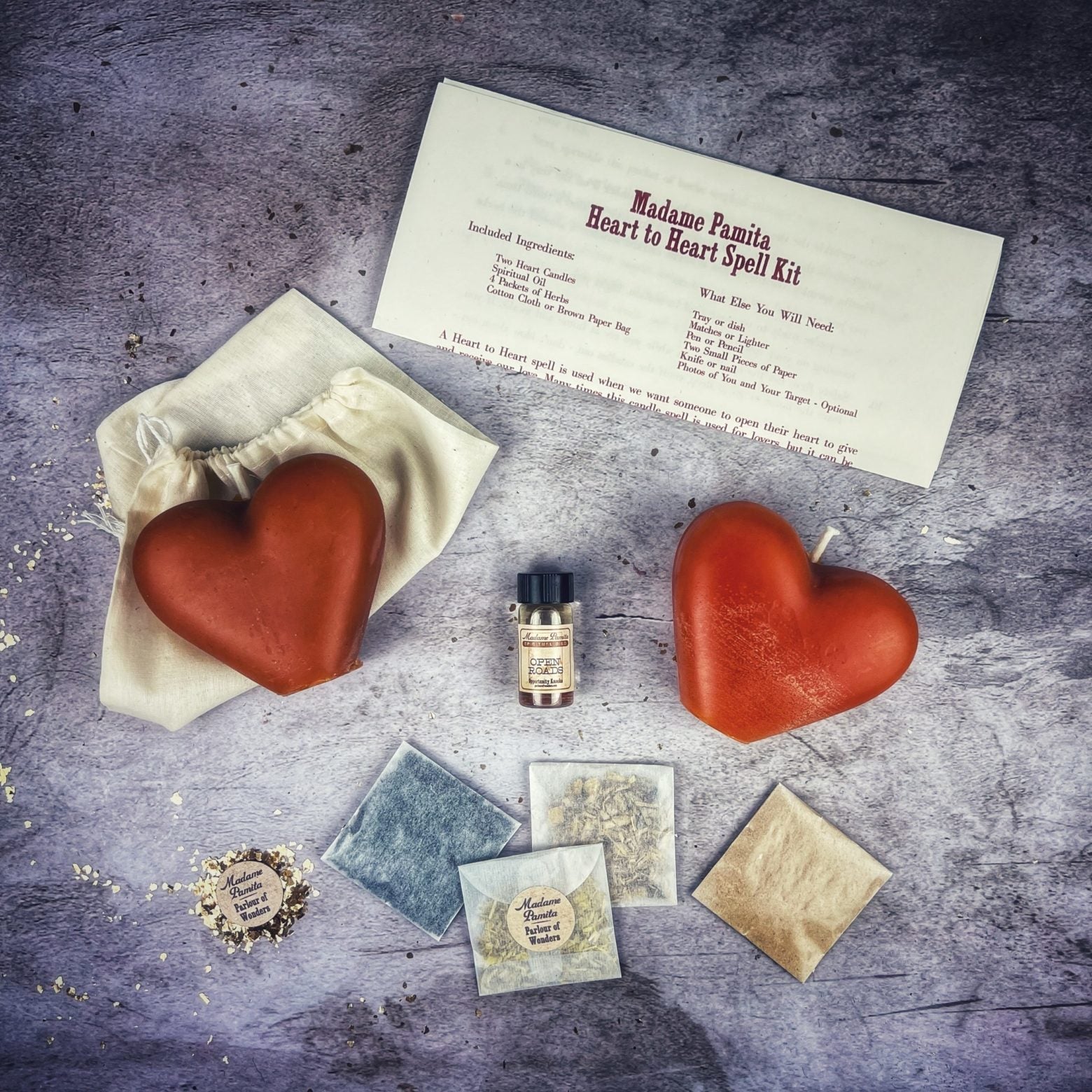 Heart to Heart Candle Spell Kit