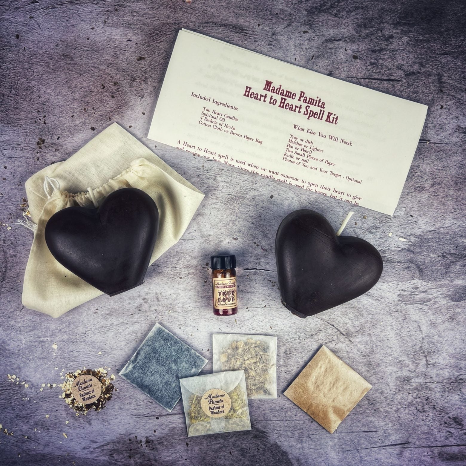 Heart to Heart Candle Spell Kit