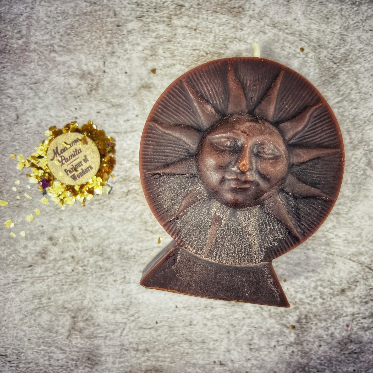 Beeswax Shining Sun Spell Candle