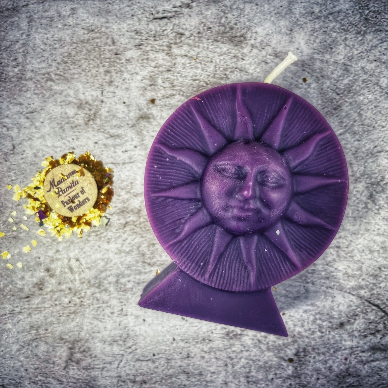 Beeswax Shining Sun Spell Candle