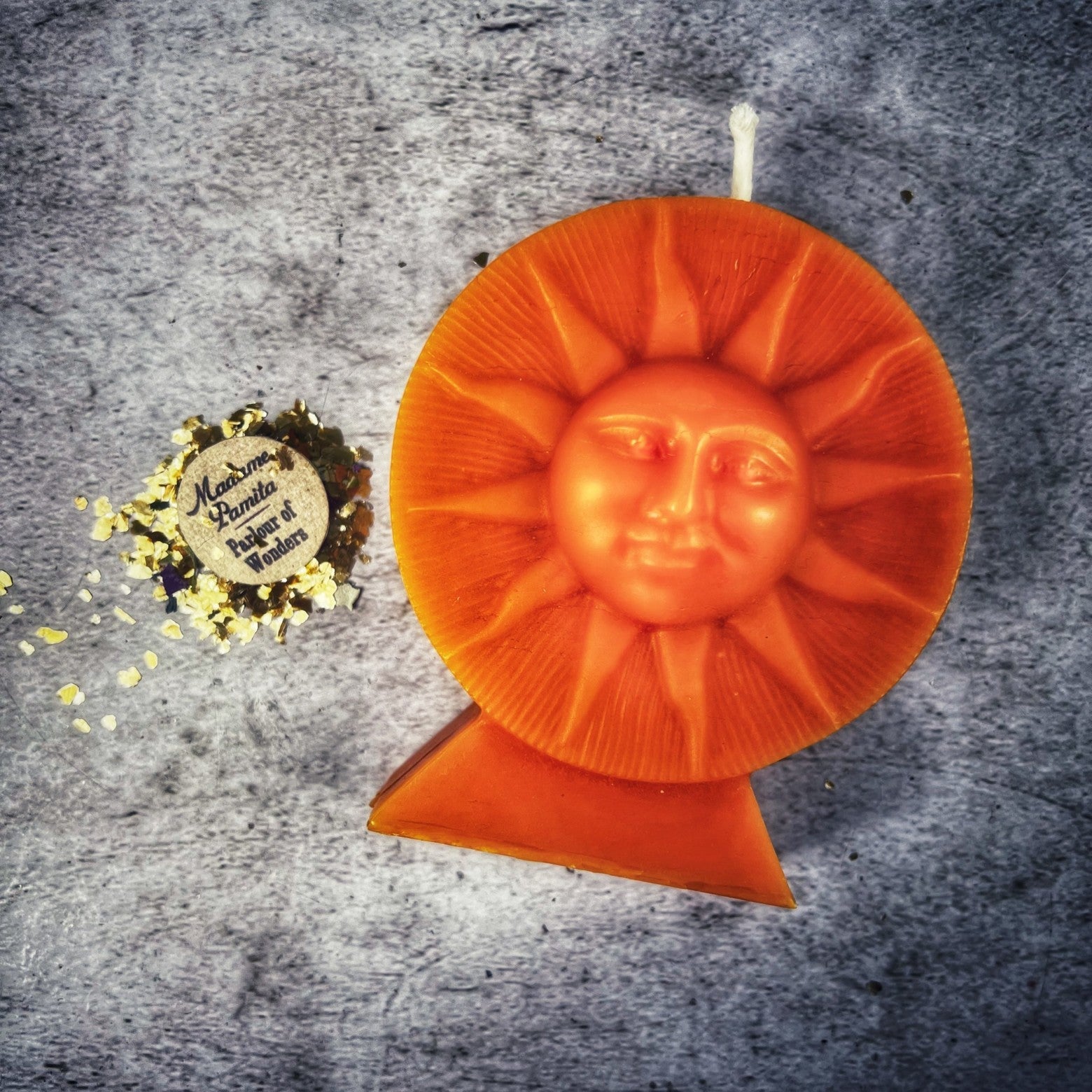 Beeswax Shining Sun Spell Candle