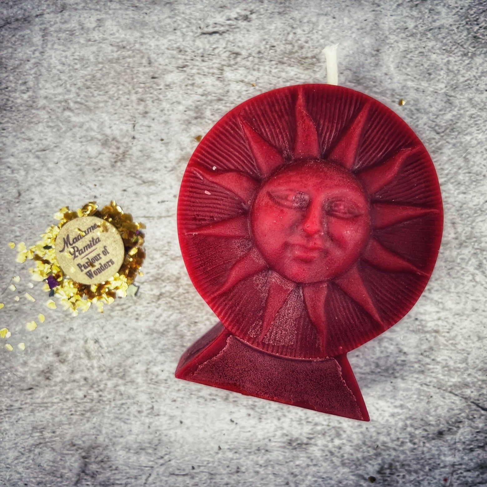 Beeswax Shining Sun Spell Candle